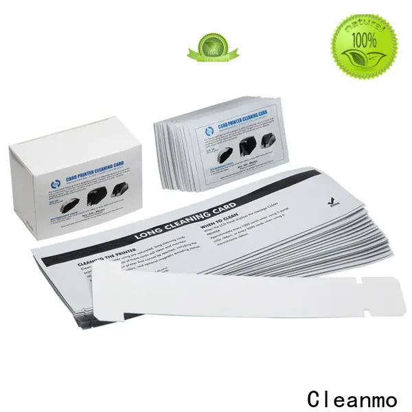 Cleanmo non woven zebra cleaning card factory for cleaning dirt 1