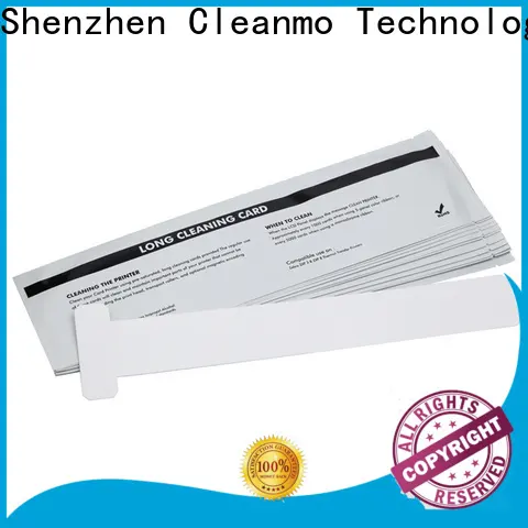 Cleanmo pvc zebra cleaners manufacturer for ID card printers 1