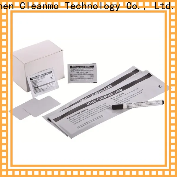 Cleanmo cost-effective laser printer cleaning kit factory price for Evolis printer1 1