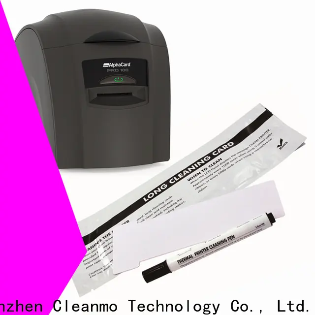 Cleanmo ODM best AlphaCard Short T Cleaning Cards factory for AlphaCard PRO 100 Printer 1