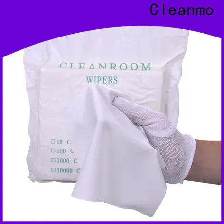 Cleanmo smooth microfiber lens wipes supplier for chamber cleaning 1