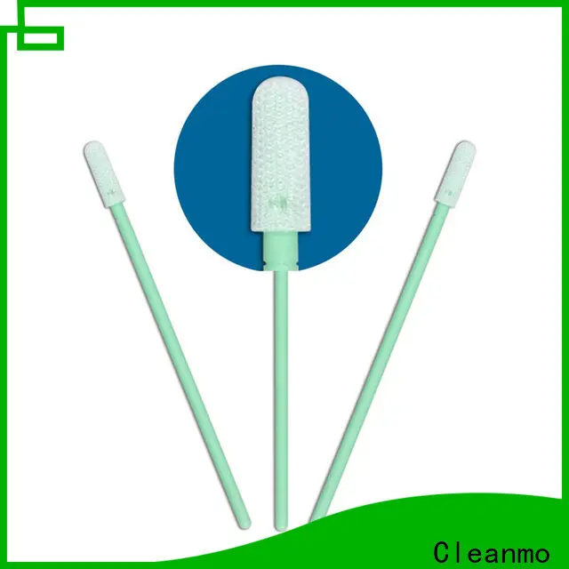 Cleanmo flexible paddle polyester cleaning swabs factory for optical sensors 1