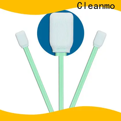 Cleanmo excellent chemical resistance cleanroom swabs foam supplier for optical sensors 1