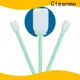 Cleanmo excellent chemical resistance cleanroom swabs foam supplier for optical sensors 1