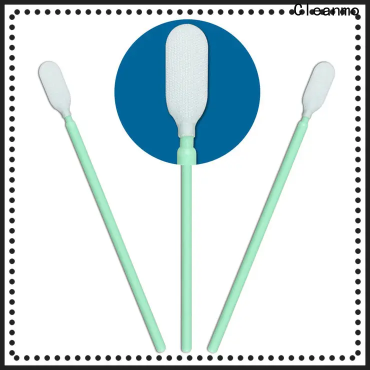high quality microfiber swabs Polypropylene handle manufacturer for excess materials cleaning 1