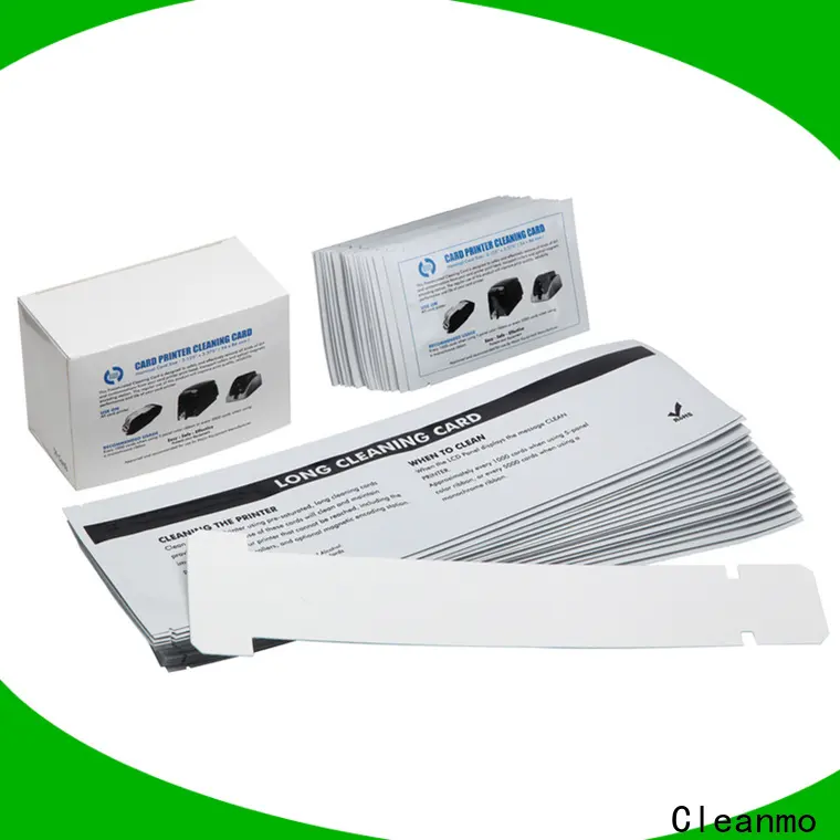 Cleanmo Bulk buy OEM zebra cleaning card wholesale for Zebra P120i printer 1