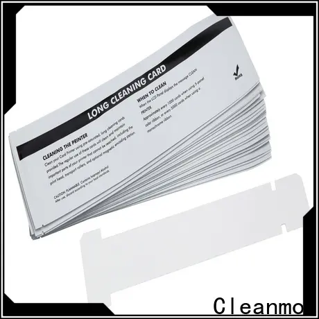 Cleanmo pvc zebra printhead cleaning factory for Zebra P120i printer1 1