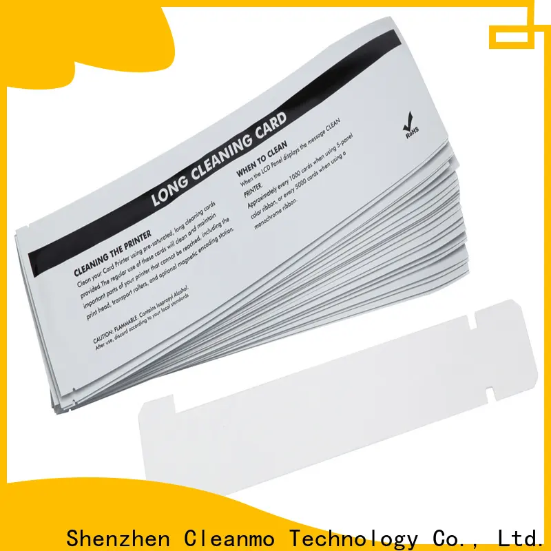 Cleanmo non woven zebra cleaning card wholesale for cleaning dirt 1