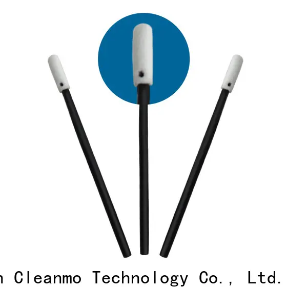 Cleanmo green handle medical cotton buds wholesale for general purpose cleaning 1