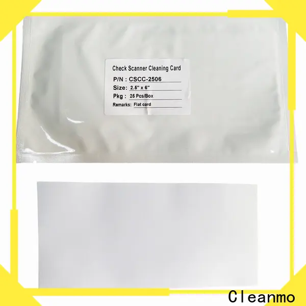 quick burroughs check scanner cleaning card manufacturer for Canon CR-55 Check Scanner 1