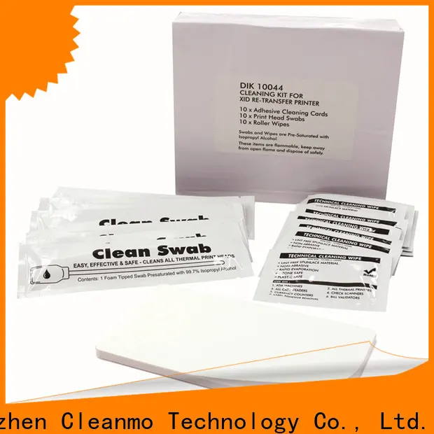 Cleanmo Non Woven inkjet printhead cleaning kit factory for card printer 1