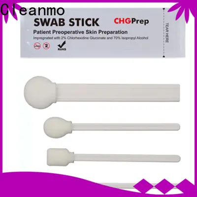 Cleanmo Polyurethane Foam anti bacterial swabs factory price for Surgical site cleansing after suturing 1