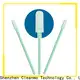 Cleanmo polypropylene handle polyester tipped swabs supplier for optical sensors 1