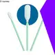 Cleanmo polypropylene handle polyester cleanroom swabs wholesale for microscopes 1