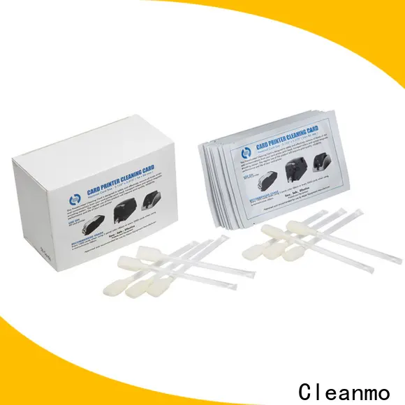 Cleanmo blending spunlace zebra cleaners factory for Zebra P120i printer 1
