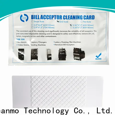 Cleanmo Bulk buy ODM alcohol cleaning cards manufacturer for video game machines 1