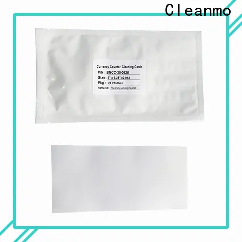 Cleanmo electronic lock cleaning cards factory price for Banknote Counter 1
