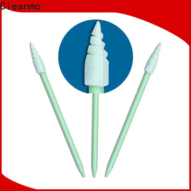 Cleanmo precision tip head solvent cleaning swabs factory price for excess materials cleaning 1