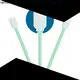 Cleanmo compatible sterile polyester swabs factory for printers1 1
