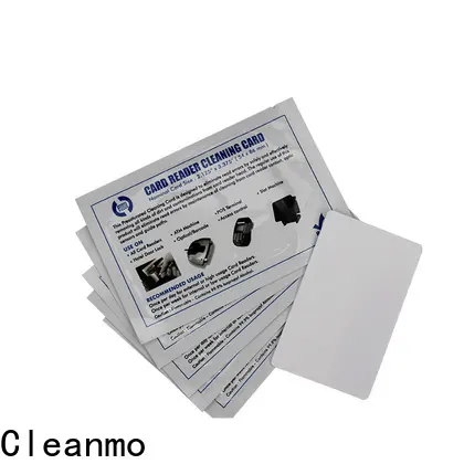 Cleanmo low-tack adhesive paper datacard cleaning card factory for ImageCard Select 1
