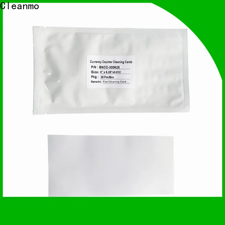 Cleanmo high quality electronic lock cleaning cards supplier for Banknote Counter 1