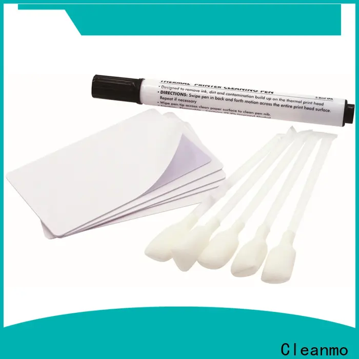 Cleanmo blending spunlace clean card supplier for Zebra P120i printer 1