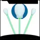 Cleanmo green handle smart swab offer factory price for Micro-mechanical cleaning 1