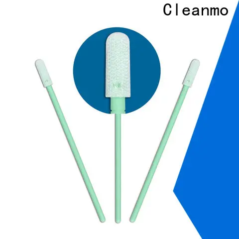 Cleanmo polypropylene handle texwipe polyester swabs factory for printers 1