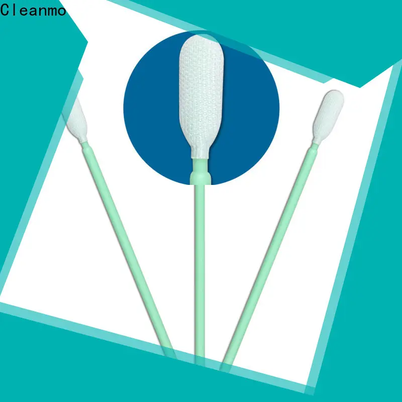 high quality cleanroom polyester swabs excellent chemical resistance factory for microscopes 1