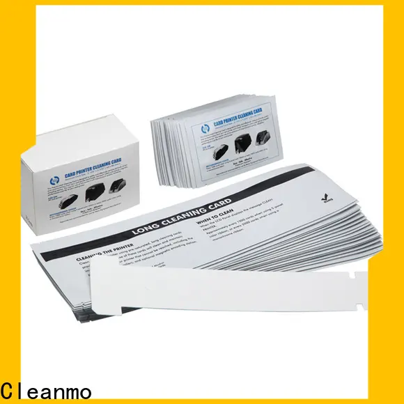 Bulk purchase custom zebra printer cleaning cards pvc factory for Zebra P120i printer 1