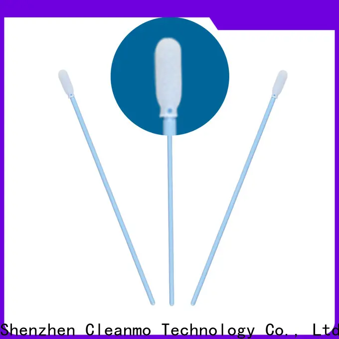 Cleanmo ESD-safe Polypropylene handle plastic cotton swabs manufacturer for Micro-mechanical cleaning 1