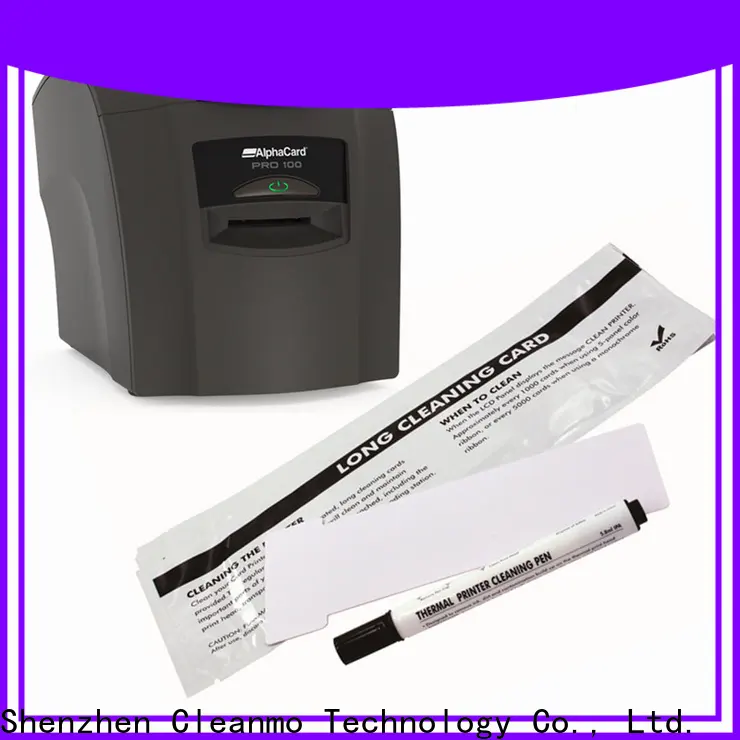 cost effective AlphaCard Short T Cleaning Cards Aluminum foil packing manufacturer for AlphaCard PRO 100 Printer 1
