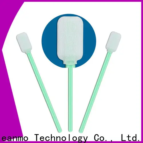 Cleanmo polypropylene handle Cleanroom polyester swab wholesale for microscopes 1