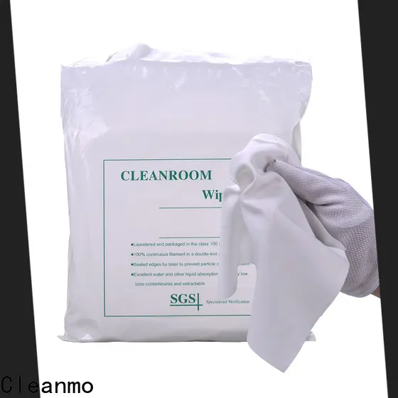 Cleanmo Bulk buy OEM polyester wiper wholesale for Stainless Steel Surface 1