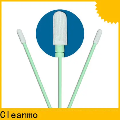 safe material Industrial polyester swabs polypropylene handle wholesale for microscopes 1