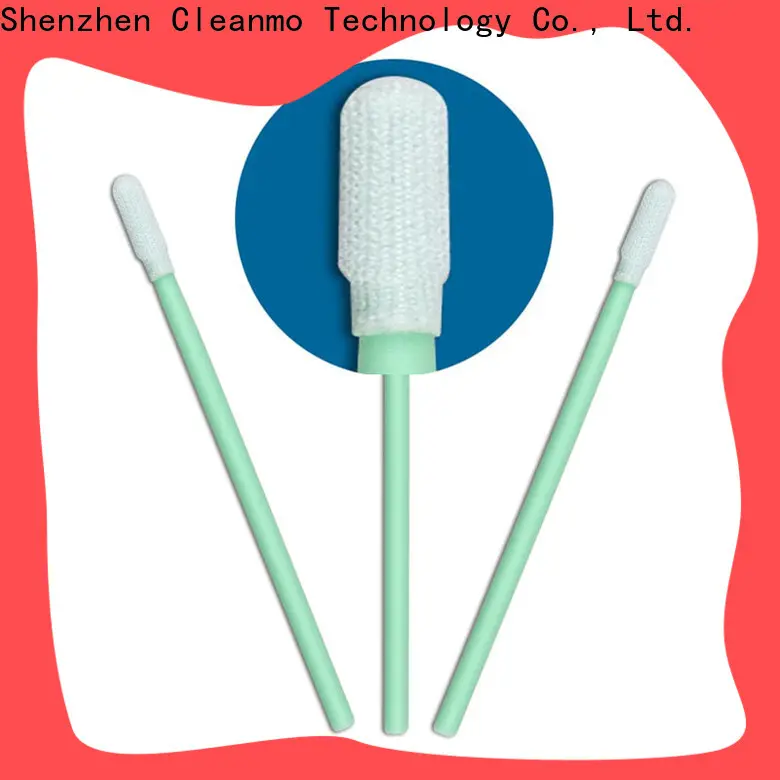 Cleanmo high quality sterile polyester swabs wholesale for general purpose cleaning 1