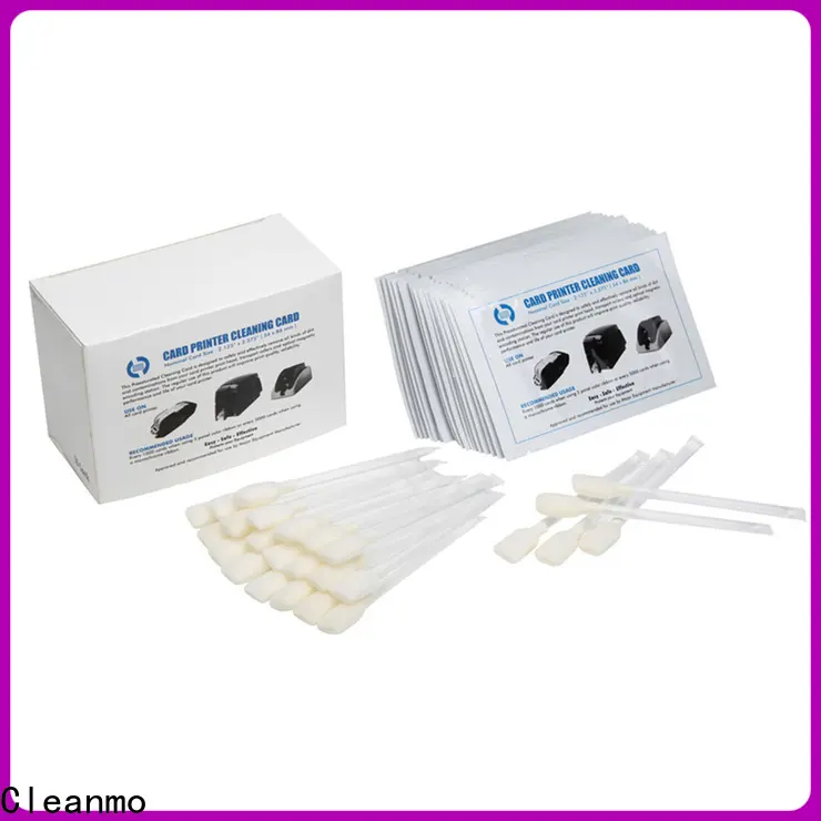 Cleanmo Wholesale zebra printhead cleaning factory for ID card printers 1