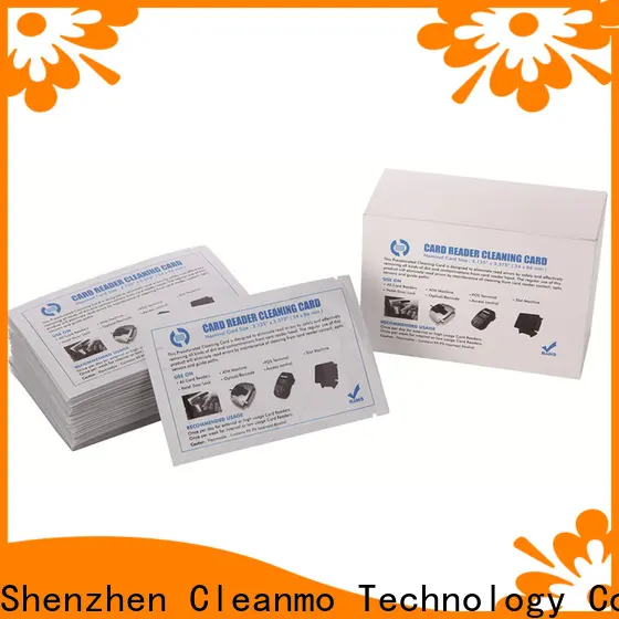 Cleanmo quick printer cleaning supplies factory price for Evolis printer1 1