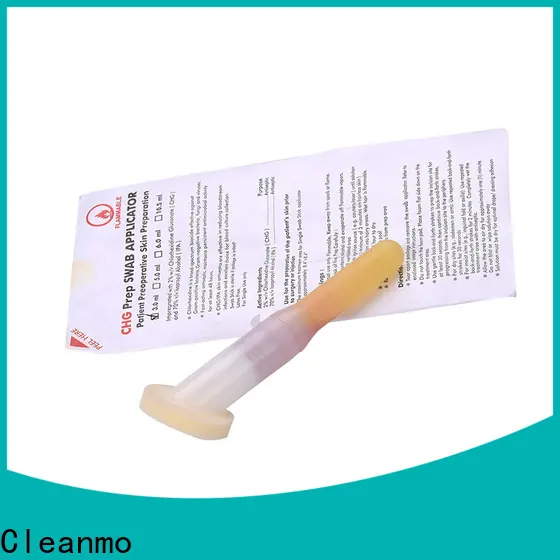 Cleanmo medical grade 100PPI open-cell polyurethane foam cotton tipped applicators supplier for biopsies 1