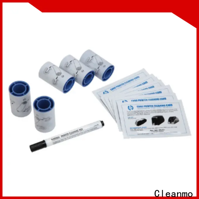 Cleanmo low-tack adhesive paper datacard cleaning kit wholesale for ImageCard Magna 1