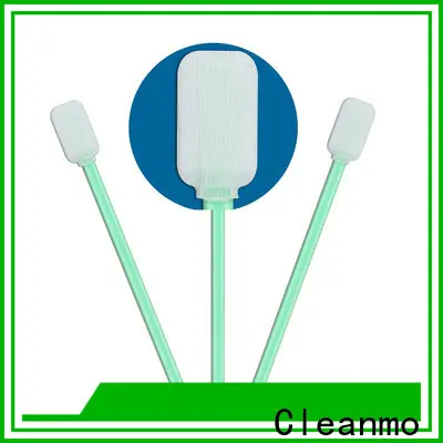 Cleanmo excellent chemical resistance fiber optic cleaning swabs factory for printers 1