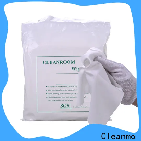Cleanmo thermally sealed lint free wipes clean room supplier for chamber cleaning 1