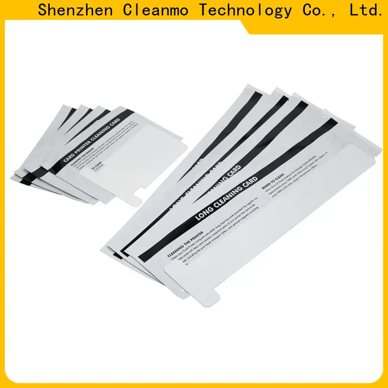Cleanmo Bulk buy custom zebra cleaning card factory for Zebra P120i printer 1