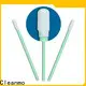 safe material esd swabs double-layer knitted polyester supplier for optical sensors 1