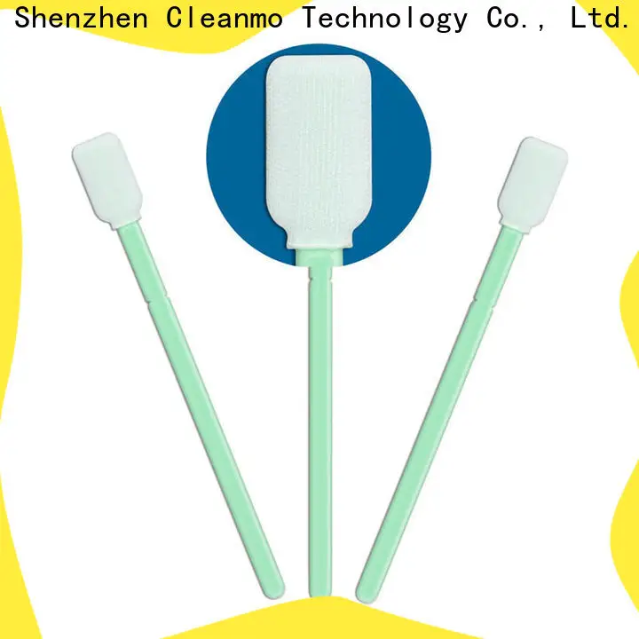 high quality dacron polyester swabs flexible paddle factory for optical sensors 1