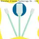 high quality dacron polyester swabs flexible paddle factory for optical sensors 1