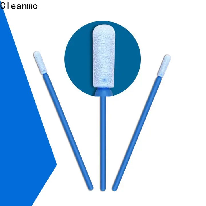 Cleanmo Bulk buy high quality long handle cotton swabs factory price for general purpose cleaning 1