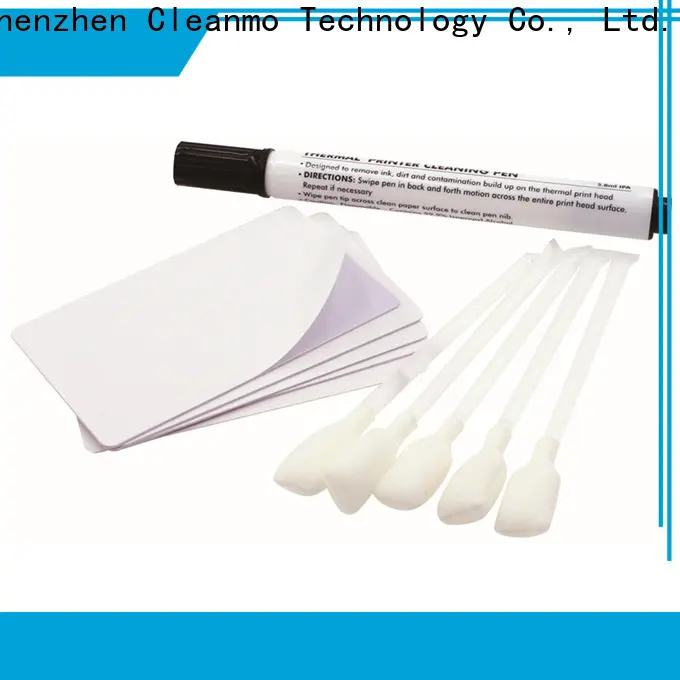 Cleanmo ODM high quality magic bullet printer cleaner wholesale for PR5360LE TeamNisca ID Card Printers 1