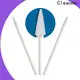 Cleanmo small ropund head lint free foam swabs supplier for general purpose cleaning 1