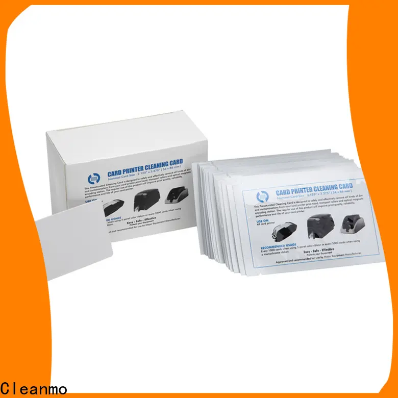 Cleanmo disposable printer cleaning tools supplier for Fargo card printers 1